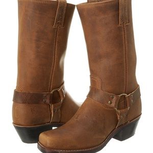 Frye Phillip Harness Pull-On Brown Boot